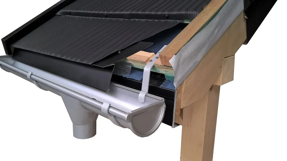 Regenrinnen-Set 3,00 m 125/90