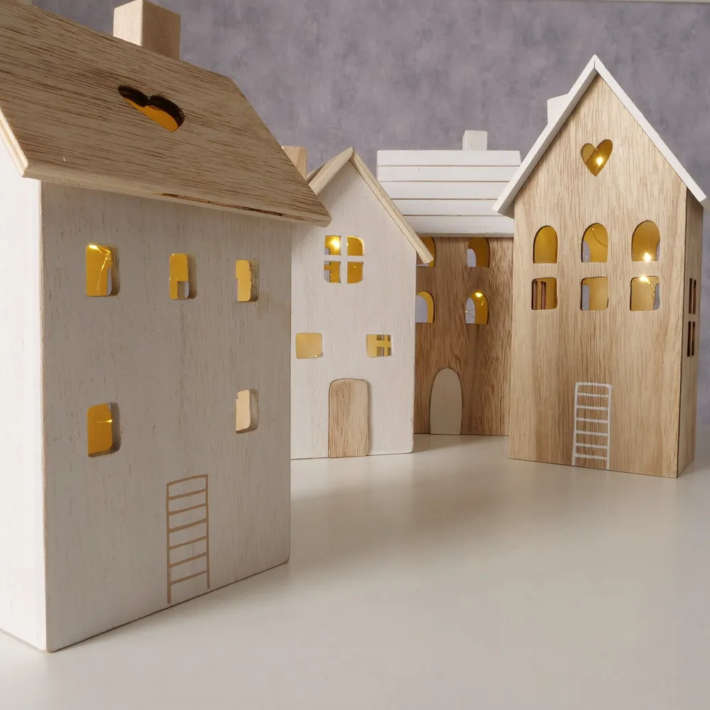 Dekoaufsteller Aldea, 2 sort.,