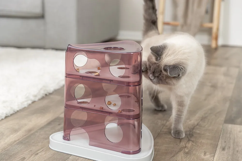 Cat Activity Cheese Tower,