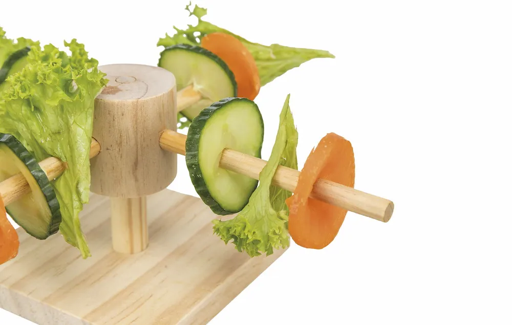 Futter-Karussell, Holz