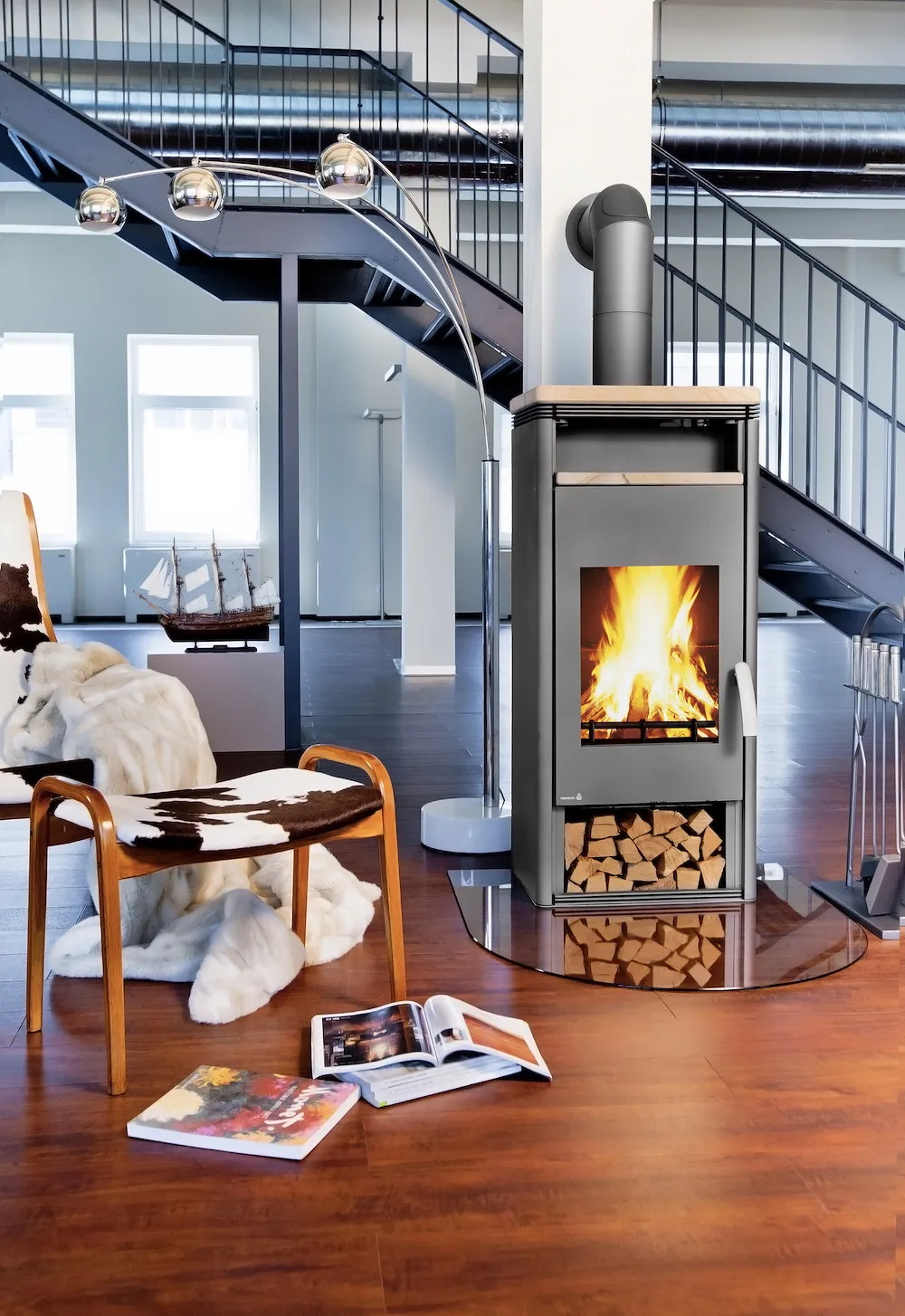 Kaminofen Typ10180-Fulgor OF-W