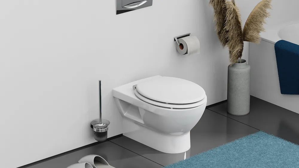 Holzkern WC-Sitz WHITE, mit