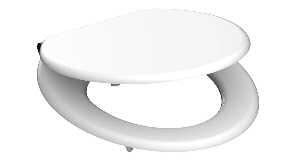 Holzkern WC-Sitz WHITE, mit