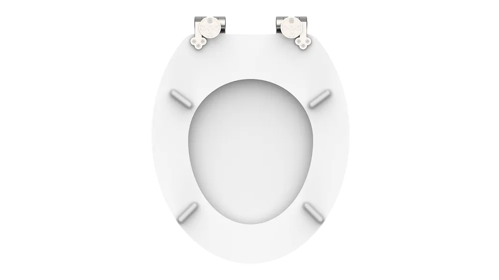 Holzkern WC-Sitz WHITE, mit