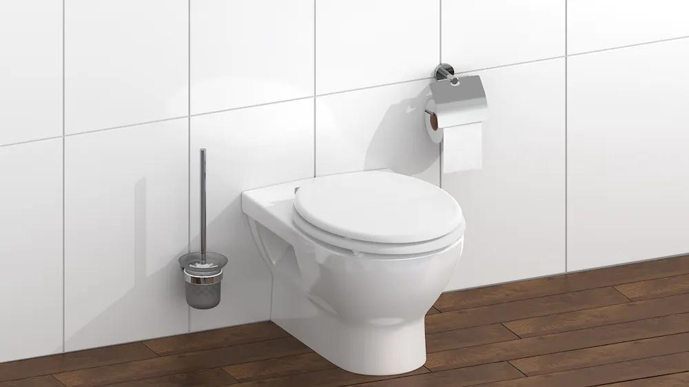 Holzkern WC-Sitz WHITE, mit