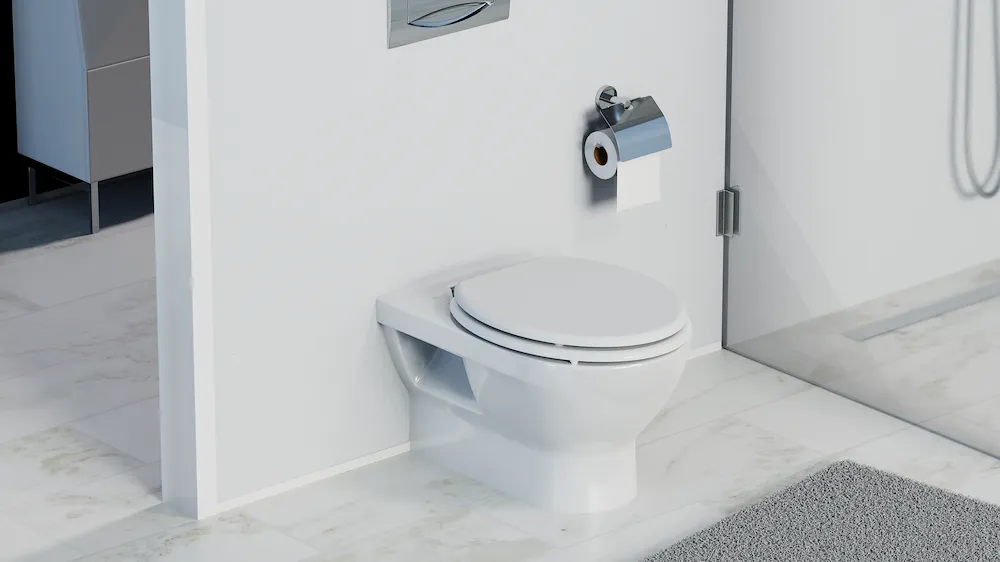 Holzkern WC-Sitz WHITE, mit