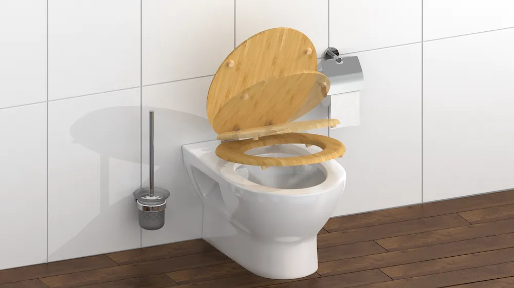 Bambus WC-Sitz, mit