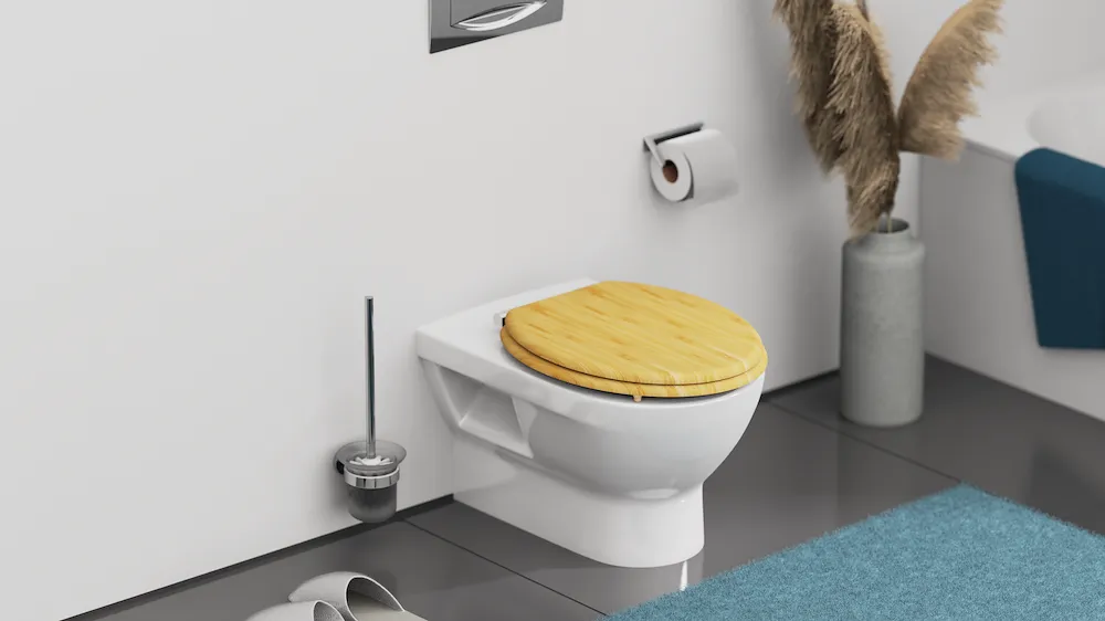 Bambus WC-Sitz, mit