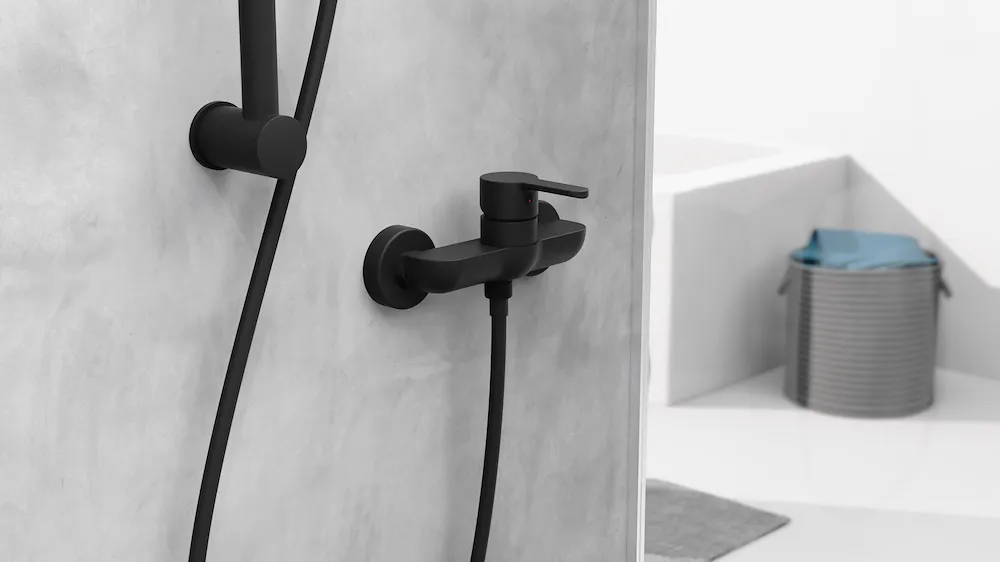 DENVER Duscharmatur, Schwarz