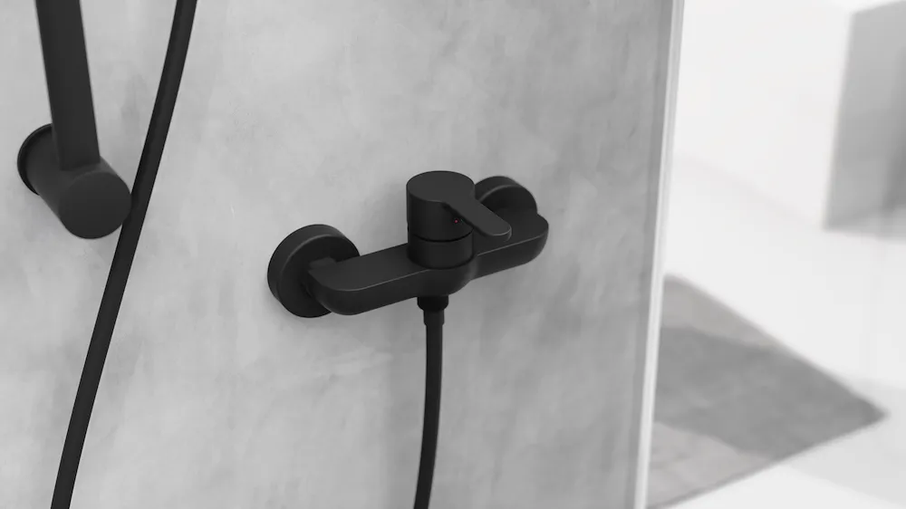 DENVER Duscharmatur, Schwarz