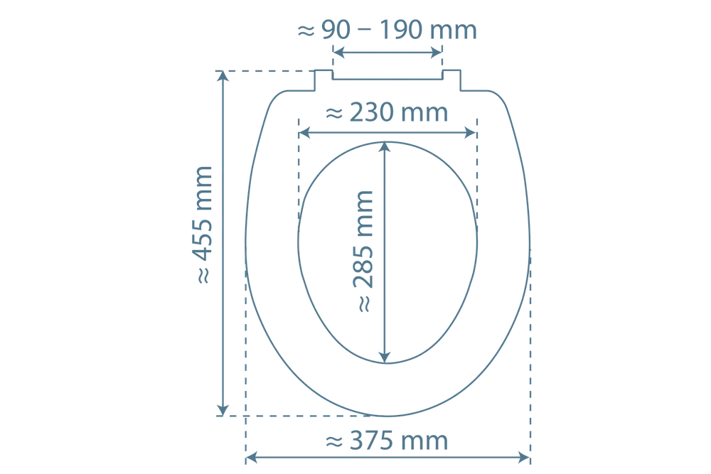 Duroplast WC-Sitz WHITE