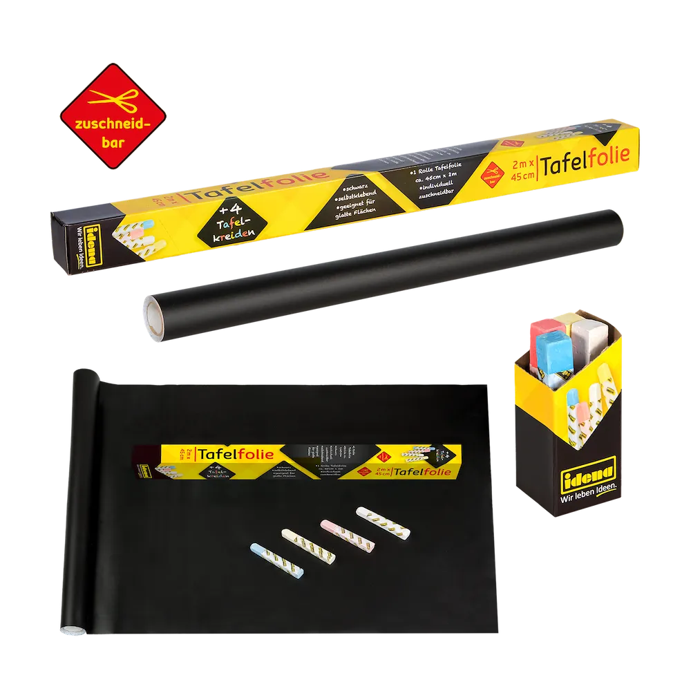 Idena Tafelfolie schwarz