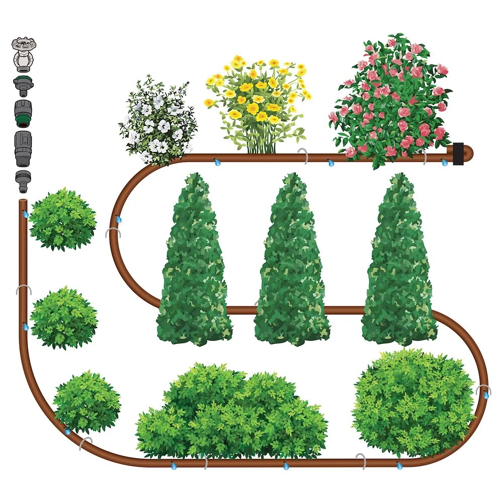 Tropfbew&auml;sserung Str&auml;uche Kit