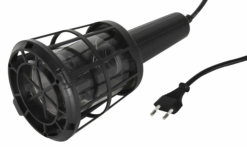 Handleuchte IP20 sw E27/60W