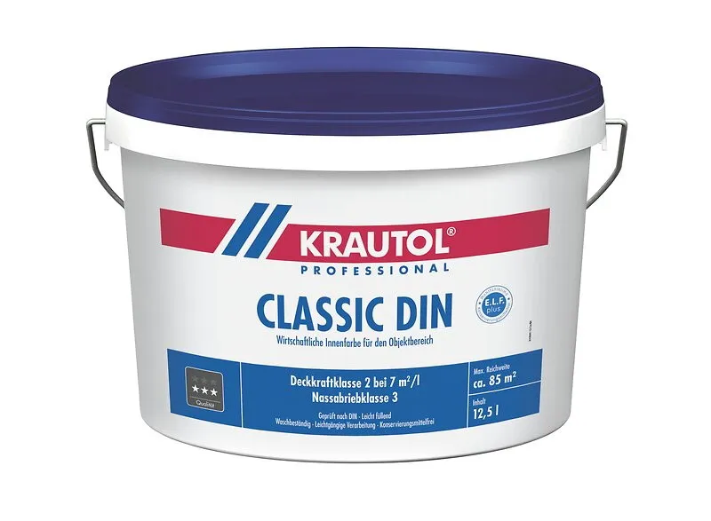 Wandfarbe Classic DIN KF wei&szlig;
