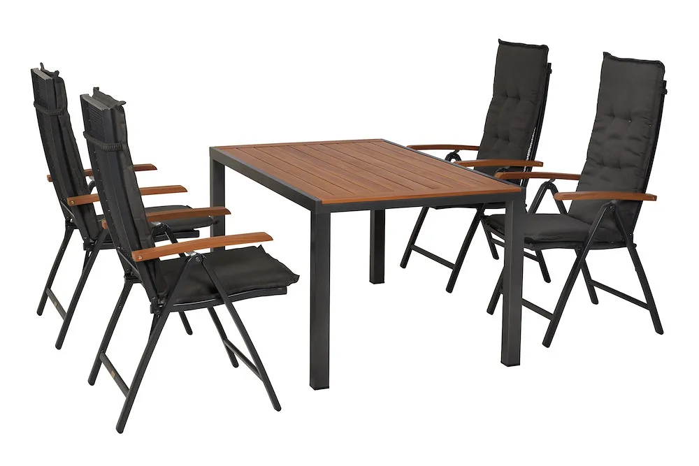Delos Set 5tlg Alu/Stahl