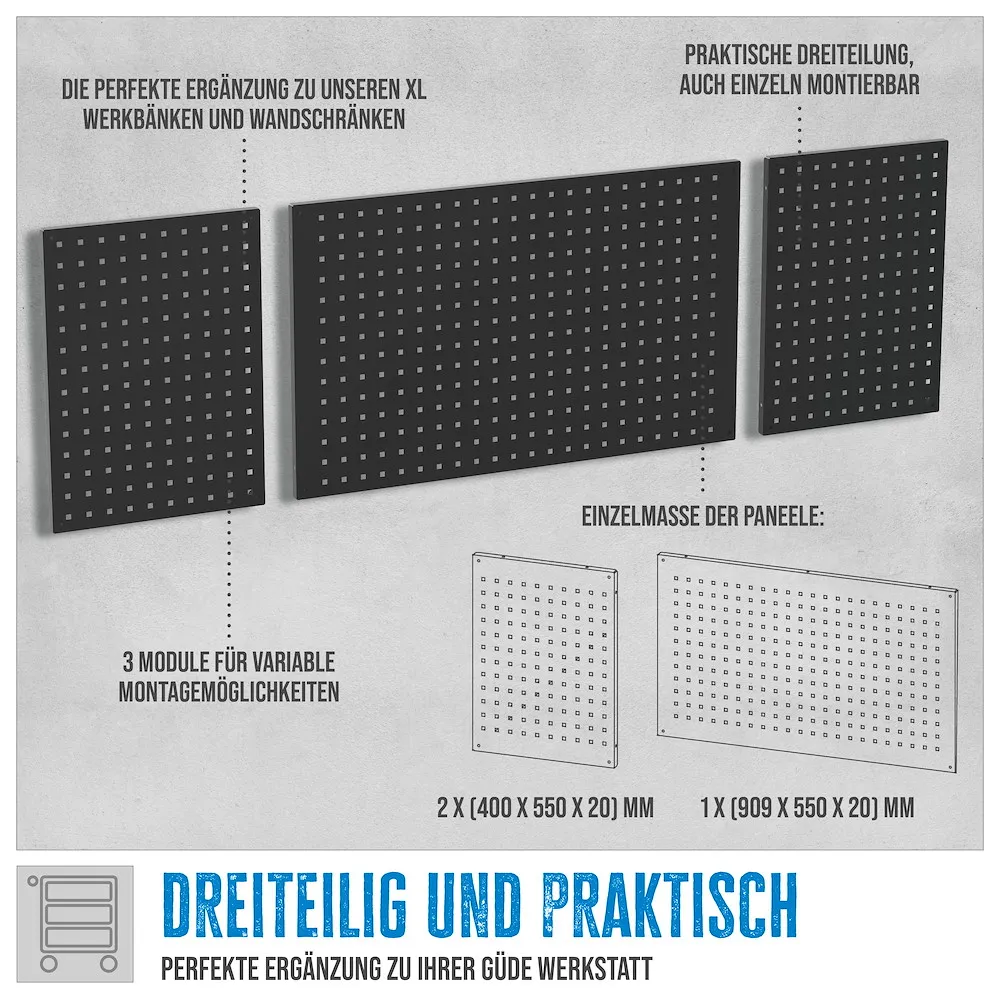 Lochwand-Set GL 1709 XL