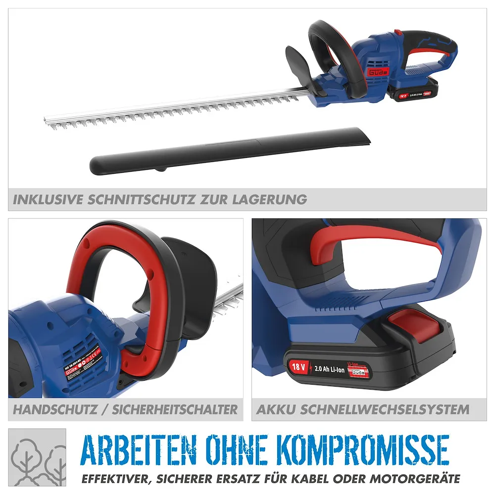 Akku-Heckenschere HS 18-0