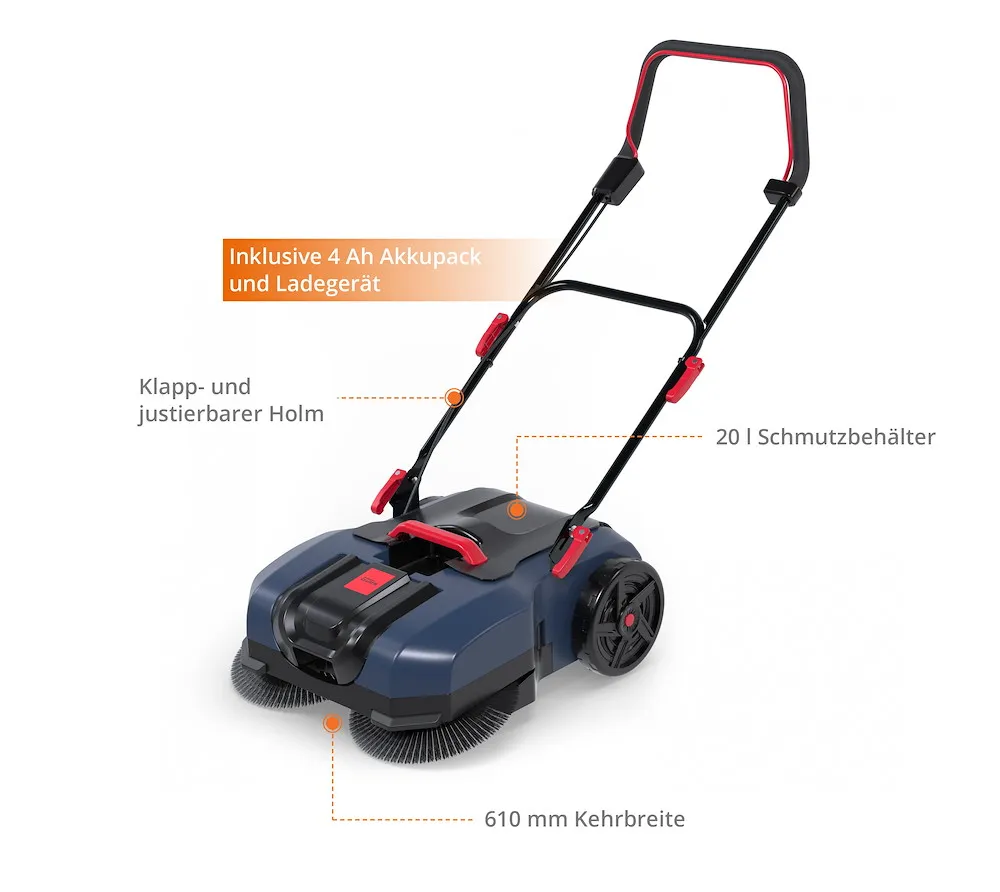 Akku Kehrmaschine