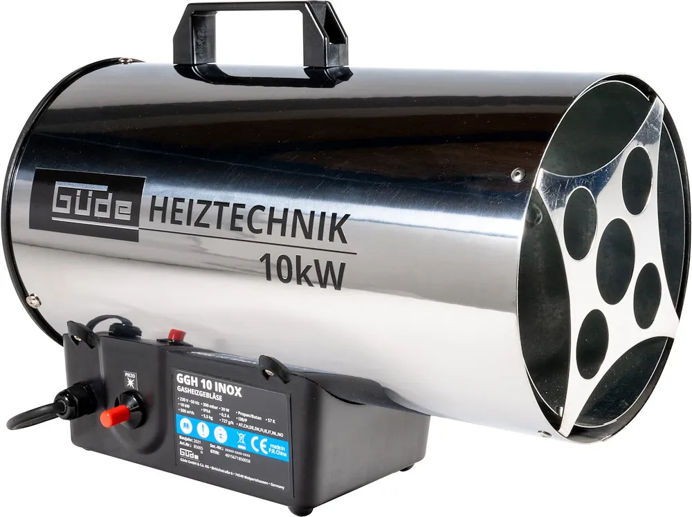Gasheizgebl&auml;se GGH 10 INOX