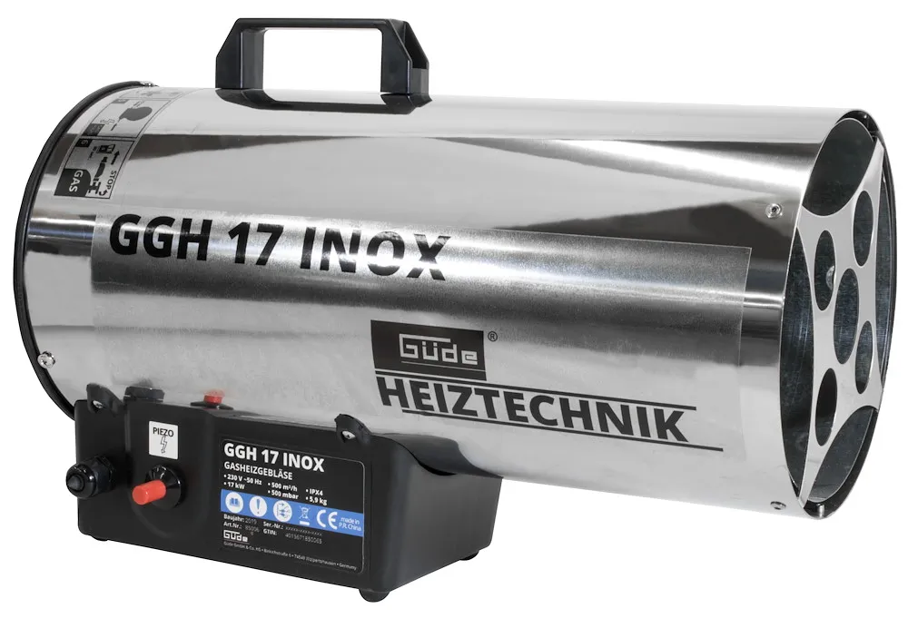 Gasheizgebl&auml;se GGH 17 INOX