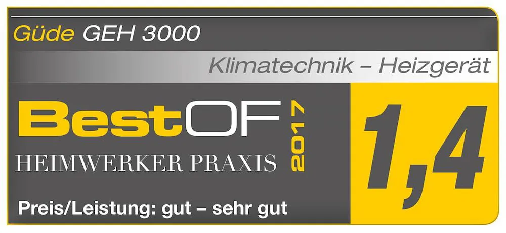 Elektroheizer GEH 3000 IPX4