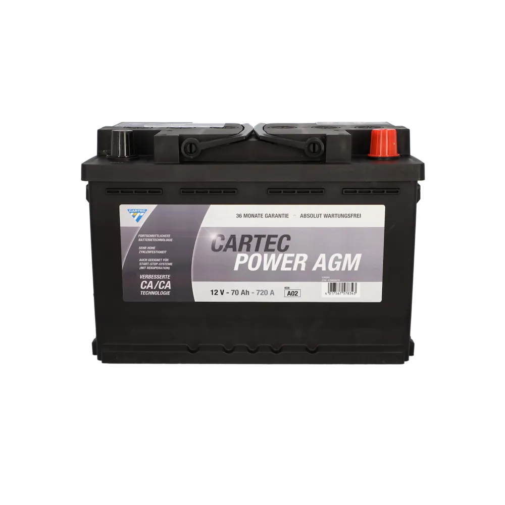 POWER AGM Starterbatterie