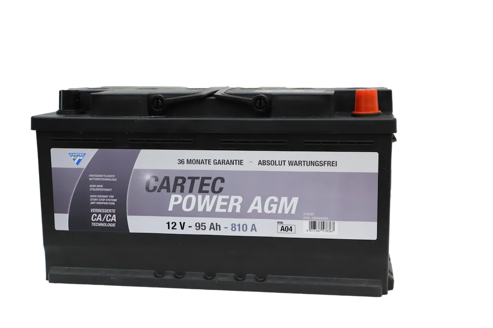 POWER AGM Starterbatterie