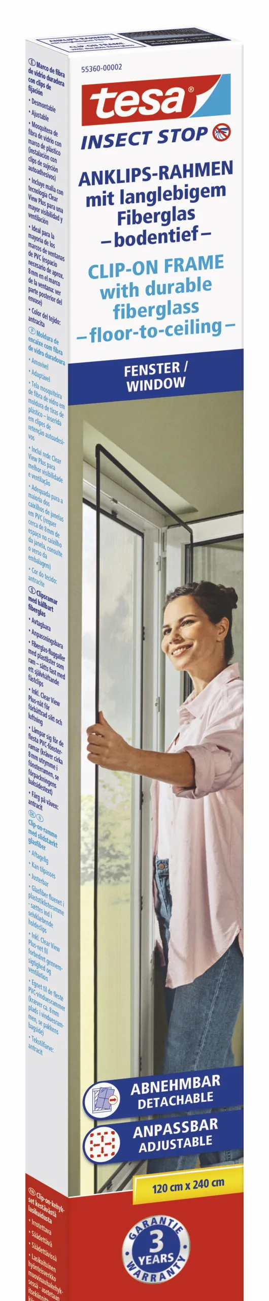 tesa&reg; Anklips-Rahmen f. boden-