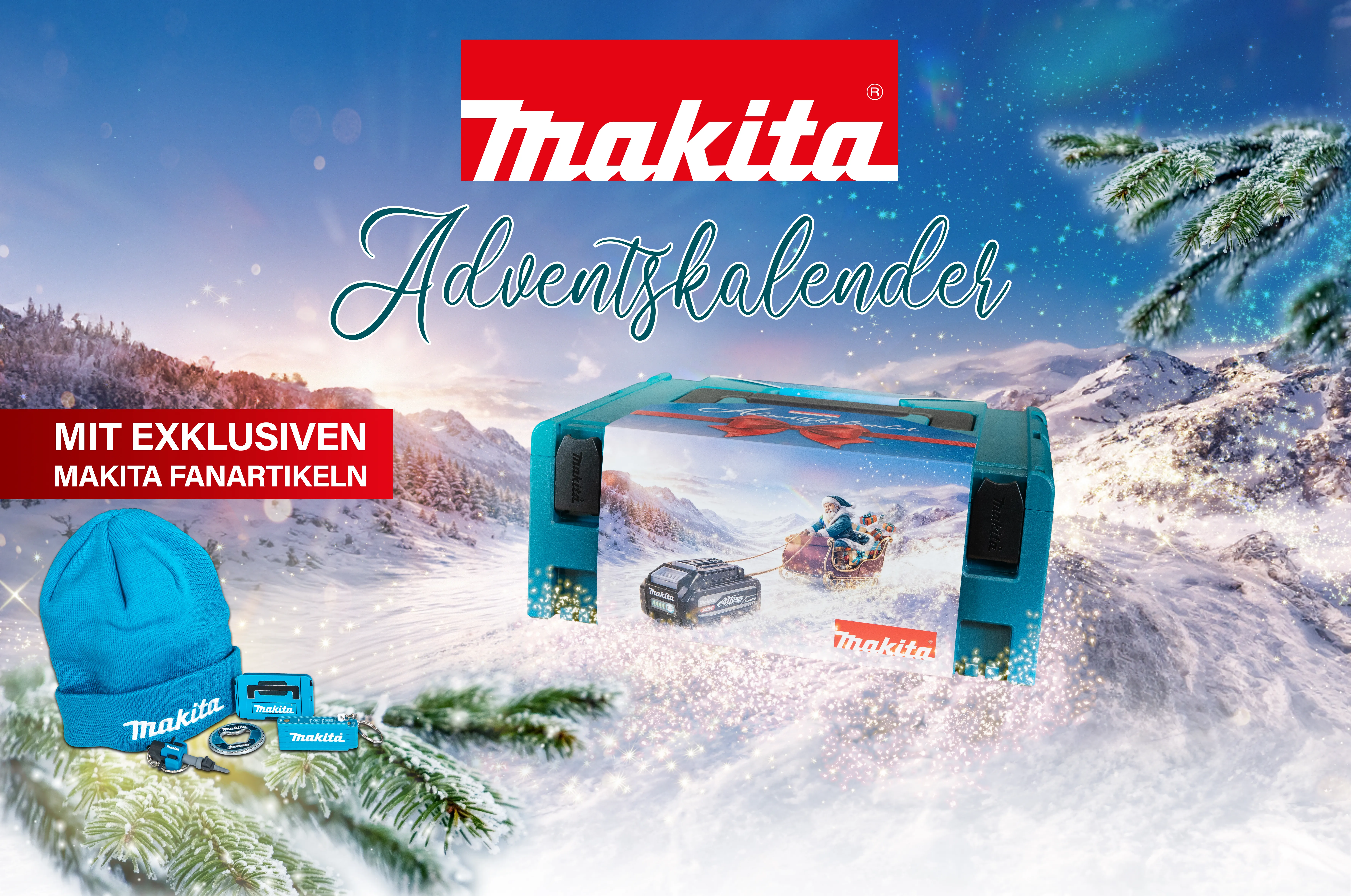 Makita Adventskalender 2026, 24tlg.