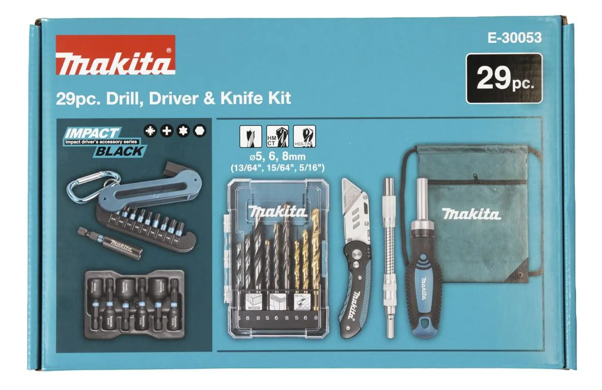 Makita Handwerker-Set 29-tlg, E-30053